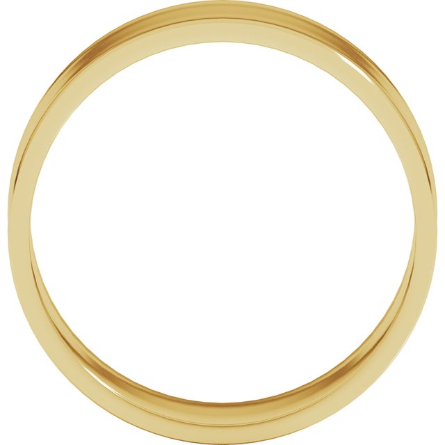 10K Yellow Or White Or Rose Gold Flat Ultra-Lightweight Band