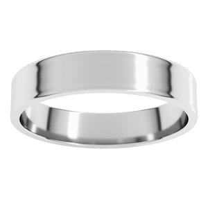 Sterling Silver Ultra-Lightweight Flat Band