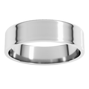 Sterling Silver Ultra-Lightweight Flat Band