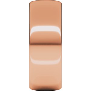10K Yellow Or White Or Rose Gold Lightweight Half Round Band