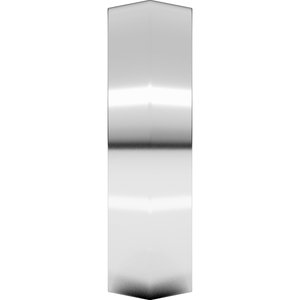 Platinum 6 mm Standard Comfort-Fit Knife Band Size 8.5