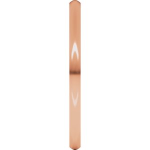 10K Yellow Or White Or Rose Gold Lightweight Comfort-Fit Half Round Band