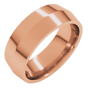 14K Yellow Or White Or Rose Gold Comfort-Fit Knife Band