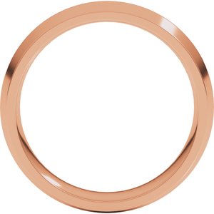 14K Yellow Or White Or Rose Gold Comfort-Fit Knife Band