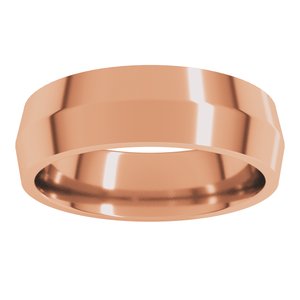14K Yellow Or White Or Rose Gold Comfort-Fit Knife Band