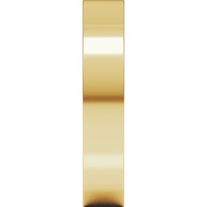 14K Yellow Or White Or Rose Gold Comfort-Fit Square Band