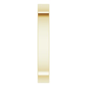 10K Yellow Or White Or Rose Gold Comfort-Fit Square Band