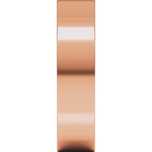 14K Yellow Or White Or Rose Gold Comfort-Fit Square Band