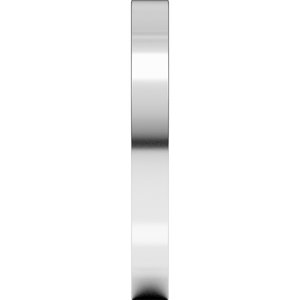 Sterling Silver Comfort-Fit Square Band