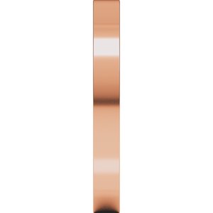 14K Yellow Or White Or Rose Gold Comfort-Fit Square Band