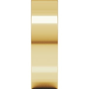 10K Yellow Or White Or Rose Gold Comfort-Fit Square Band