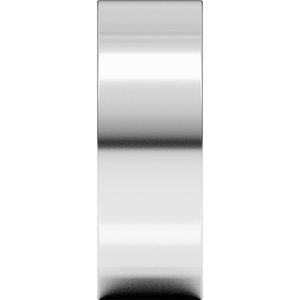 14K X1 White Gold Comfort-Fit Square Band