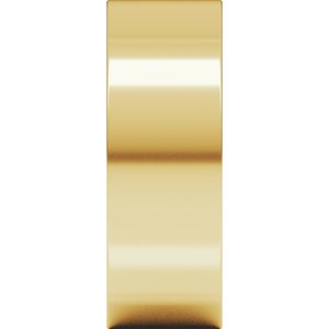 18K Yellow Or White Or Rose Gold Comfort-Fit Square Band