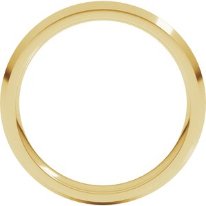 14K Yellow Or White Or Rose Gold Comfort-Fit Knife Band
