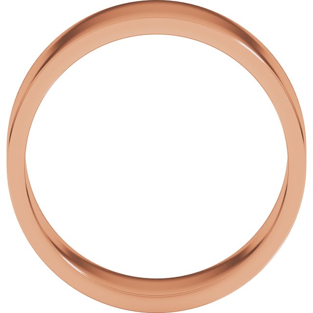10K Yellow Or White Or Rose Gold Standard Fit Flat Band