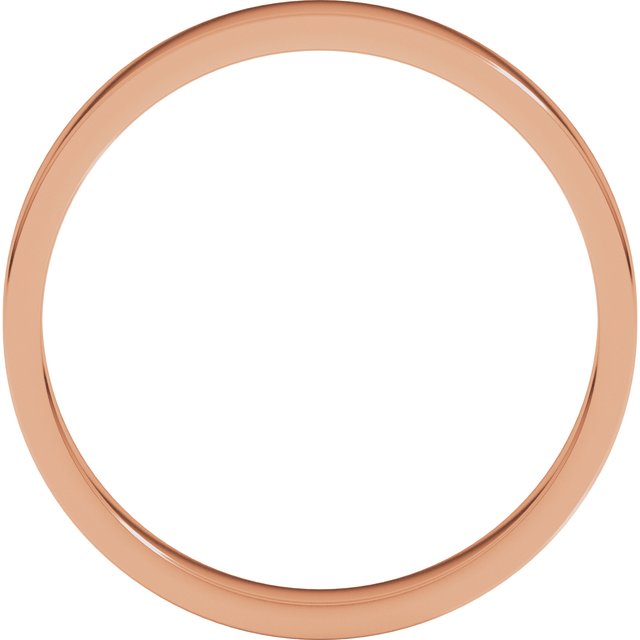 10K Yellow Or White Or Rose Gold Standard Fit Flat Band