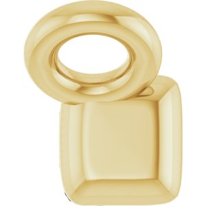 14K Yellow Gold 5-Stone Round  1.5 Mm I1, G-H Polished .07 Ctw Natural Diamond French-Set Bar Necklace Center