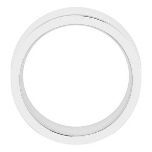 14K Yellow Or White Or Rose Gold Comfort-Fit Concave Band