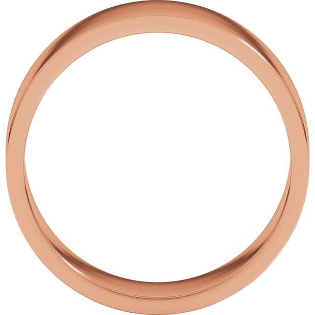 14K Yellow Or White Or Rose Gold Standard Fit Flat Band
