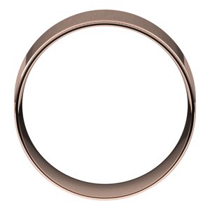 10K Yellow Or White Or Rose Gold Milgrain Stepped-Edge Comfort-Fit Flat Band