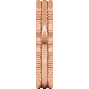 10K Yellow Or White Or Rose Gold Extra Large Milgrain Comfort-Fit Half Round Band