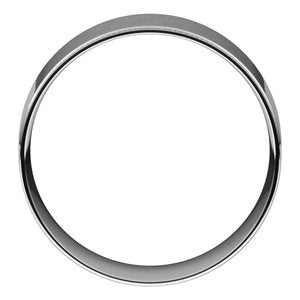 14K Yellow Or White Or Rose Gold Milgrain Stepped-Edge Comfort-Fit Flat Band