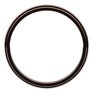14K Yellow Or White Or Rose Gold Milgrain Stepped-Edge Half Round Band