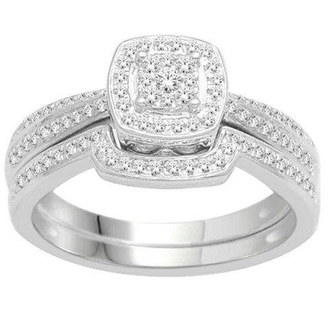 10K White Gold 0.33 Cttw Diamond Ladies Ring