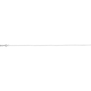 Sterling Silver Spring Ring Adjustable Threader Cable Chain, Length: 6-8 In, Width: 1.1 Mm