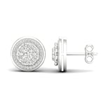 10K Yellow Or White Gold Diamond Earring