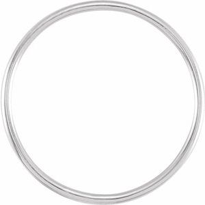 14K White Gold Stackable Ring Size 7