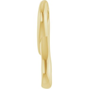 14K Yellow Gold 17.92 X 9.17 Mm Polished Freeform Pendant