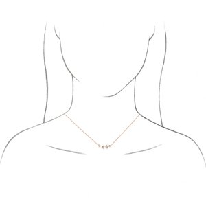 14K Yellow Gold Pearl 4.5Mm G-H I1 Cultured White Akoya Pearl And .08 Ctw Natural Diamond Necklace Center, Length: 16 In