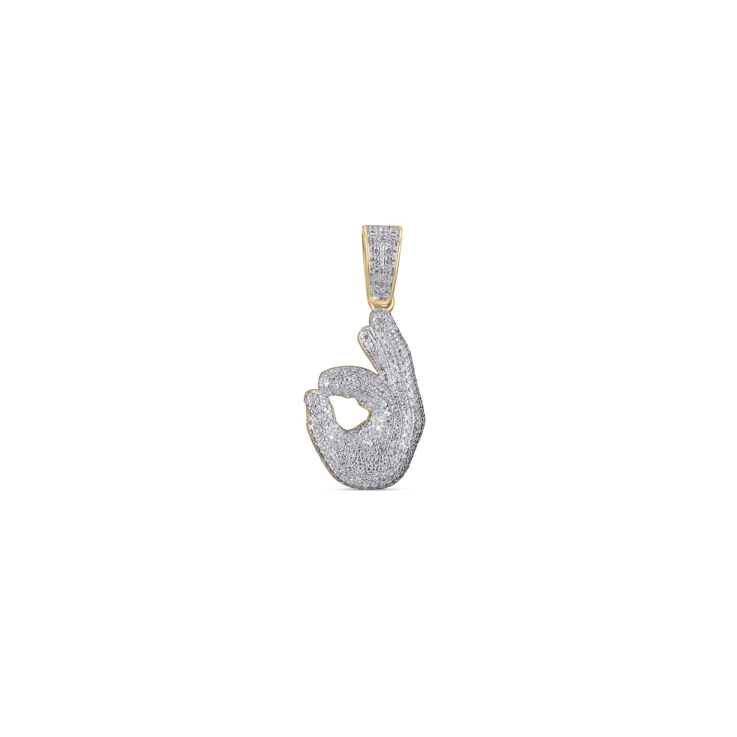 10K Yellow Gold 0.27-0.35 Cttw Diamond  Charm