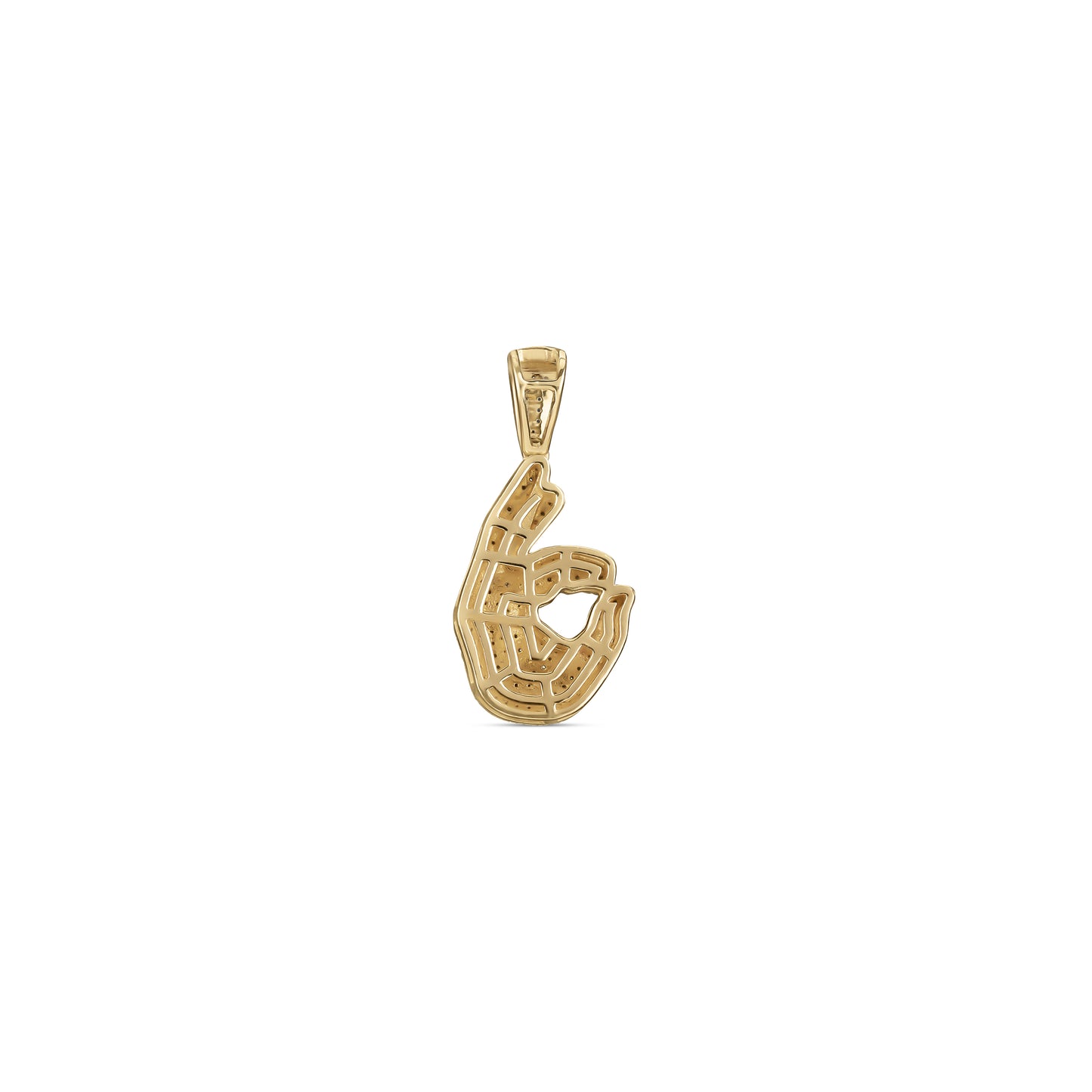 10K Yellow Gold 0.27-0.35 Cttw Diamond  Charm