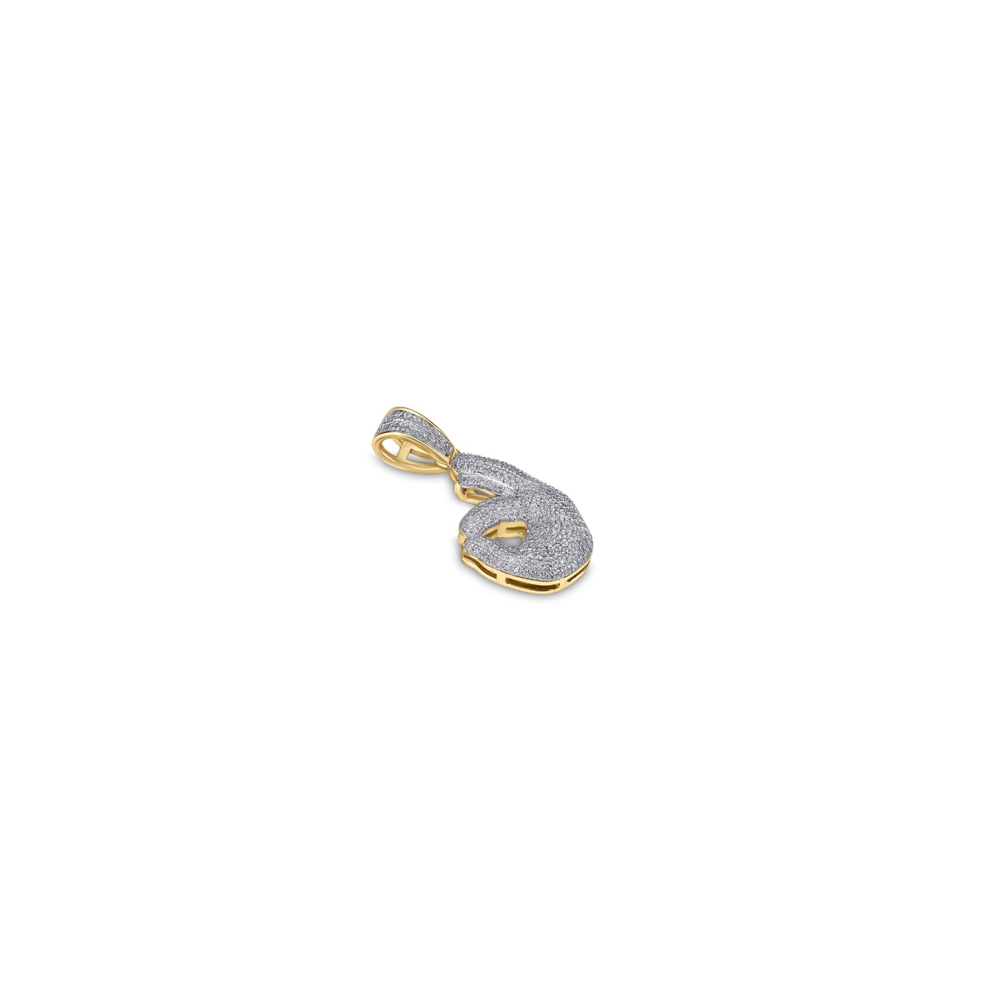 10K Yellow Gold 0.27-0.35 Cttw Diamond  Charm