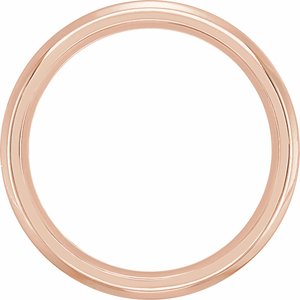 14K Yellow Or White Or Rose Gold Or Platinum 1/4 CTW Natural Diamond Beveled-Edge Band
