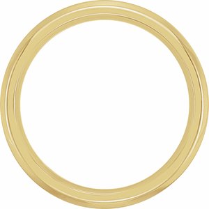 14K Yellow Or White Or Rose Gold Or Platinum 1/4 CTW Natural Diamond Beveled-Edge Band