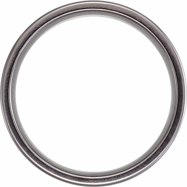 Tantalum Polished Comfort-Fit Flat Band