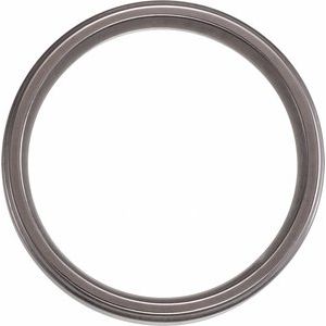 Tantalum 6 mm Flat Step-Edge Comfort-Fit Band Size 8