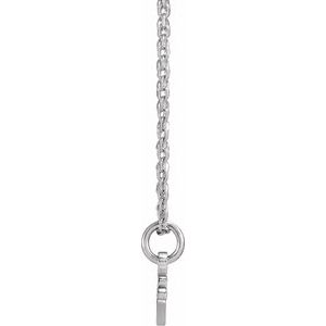 Sterling Silver  Metal Crown Necklace, Length: 18 In