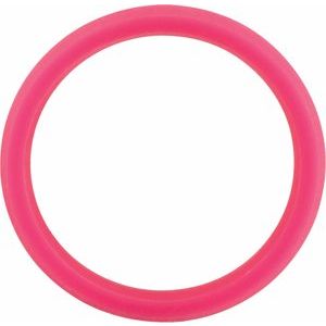 Pink Silicone 7 Mm Dome Comfort Fit Band