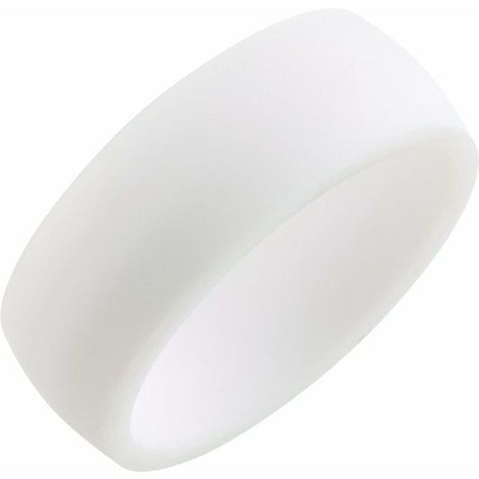 Silicone Round Standard Dome Comfort-Fit Half Band