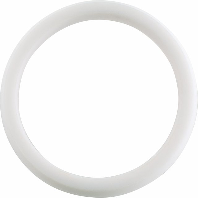 Silicone Round Standard Dome Comfort-Fit Half Band