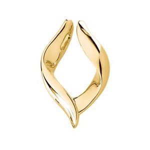 14K Yellow Gold 23.75 X 14.75 Mm Polished Pendant Enhancer
