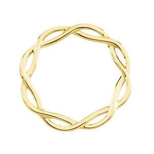 10K Yellow Gold 26.5 Mm Polished Fashion Pendant