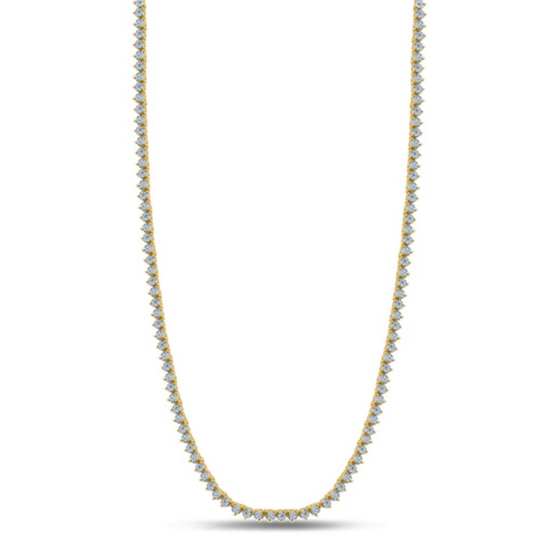 10K Yellow Gold 1.83-2.19 Cttw Diamond Necklace