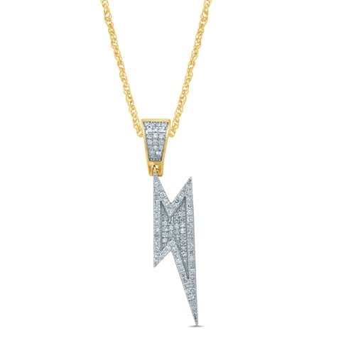 10K Yellow Gold 0.24-0.27 Cttw Diamond Assorted Charm