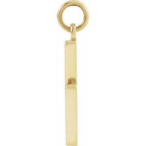 14K Yellow Gold Lightning Bolt Pendant