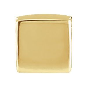 14K Yellow Gold 5 X 5 Mm Polished Cube Pendant